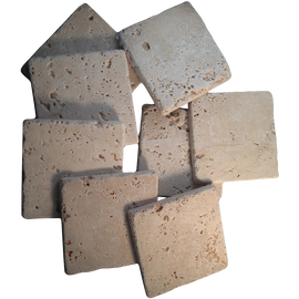 Coaster Travertine Porous Craft Tile in Ivory Color
