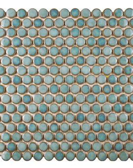 Penny Marine 12 Inch Porcelain Mosaic Floor & Wall Tile