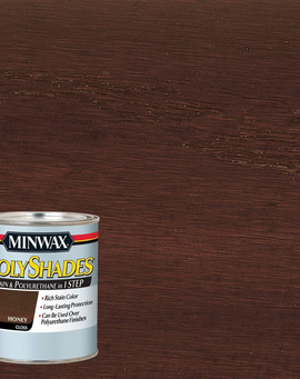 Polyshades American Chestnut Gloss Stain And Polyurethane In 1 Step Polyshades American Chestnut Satin Stain And Polyurethane